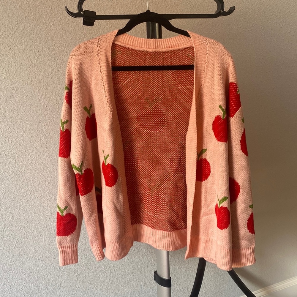Apple cardigan